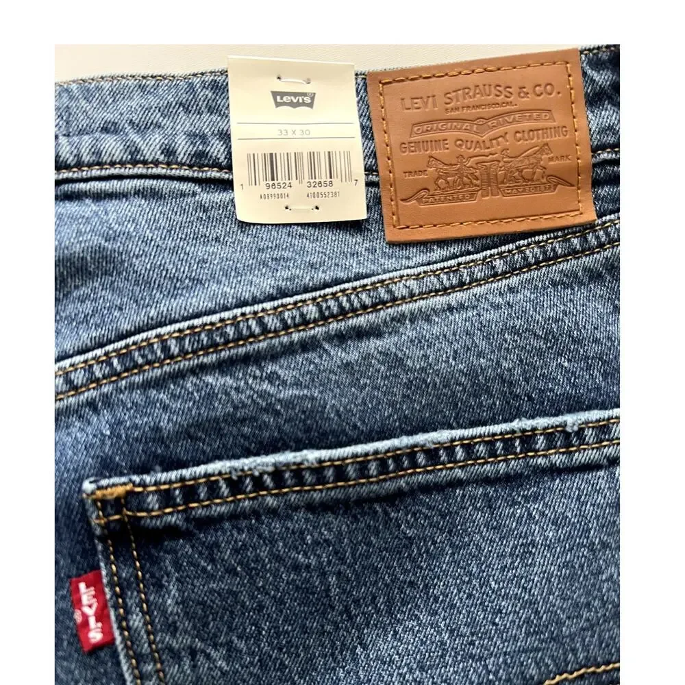 Levi's Premium 70s High Flare Blue Jeans New With Tags 33x30 Levi Strauss & Co